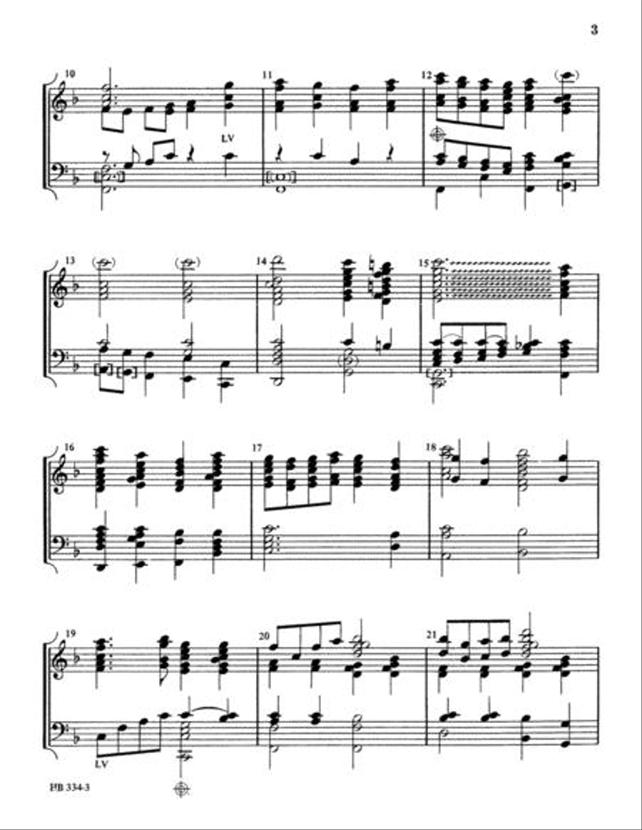 All Hail the Power of Jesus' Name 5-Octaves scores gallery preview page 3