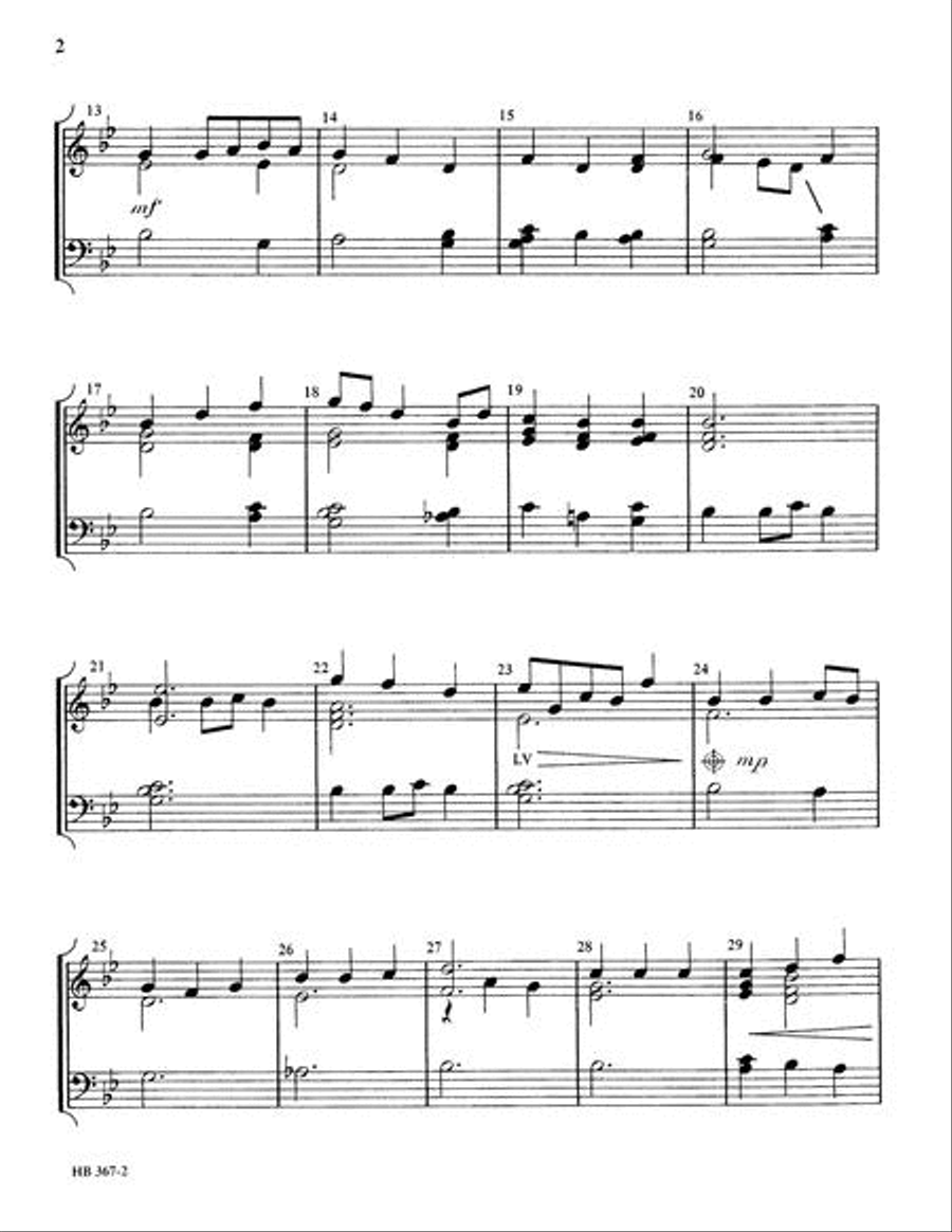 Be Thou My Vision 2-Octaves scores gallery preview page 2