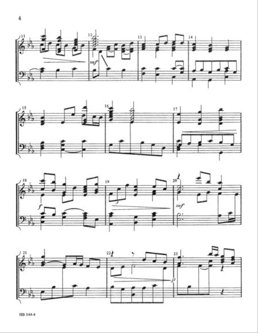 Be Thou My Vision 4-Octaves scores gallery preview page 3
