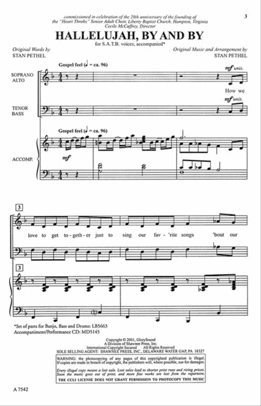 Hallelujah, By and By Hallelujah, By and By Choir scores gallery preview page 2