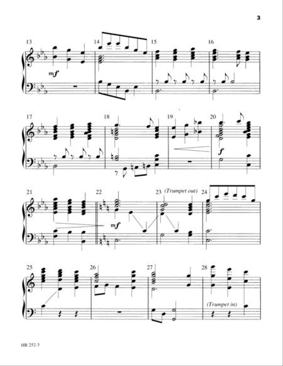 Come, Thou Almighty King 4-Octaves scores gallery preview page 3