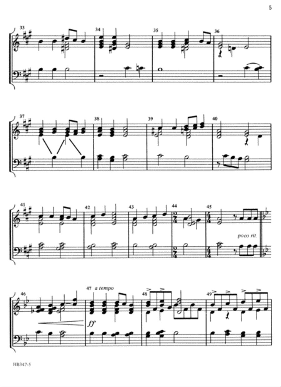 Come Ye Faithful, Raise the Strain 2-Octaves scores gallery preview page 4