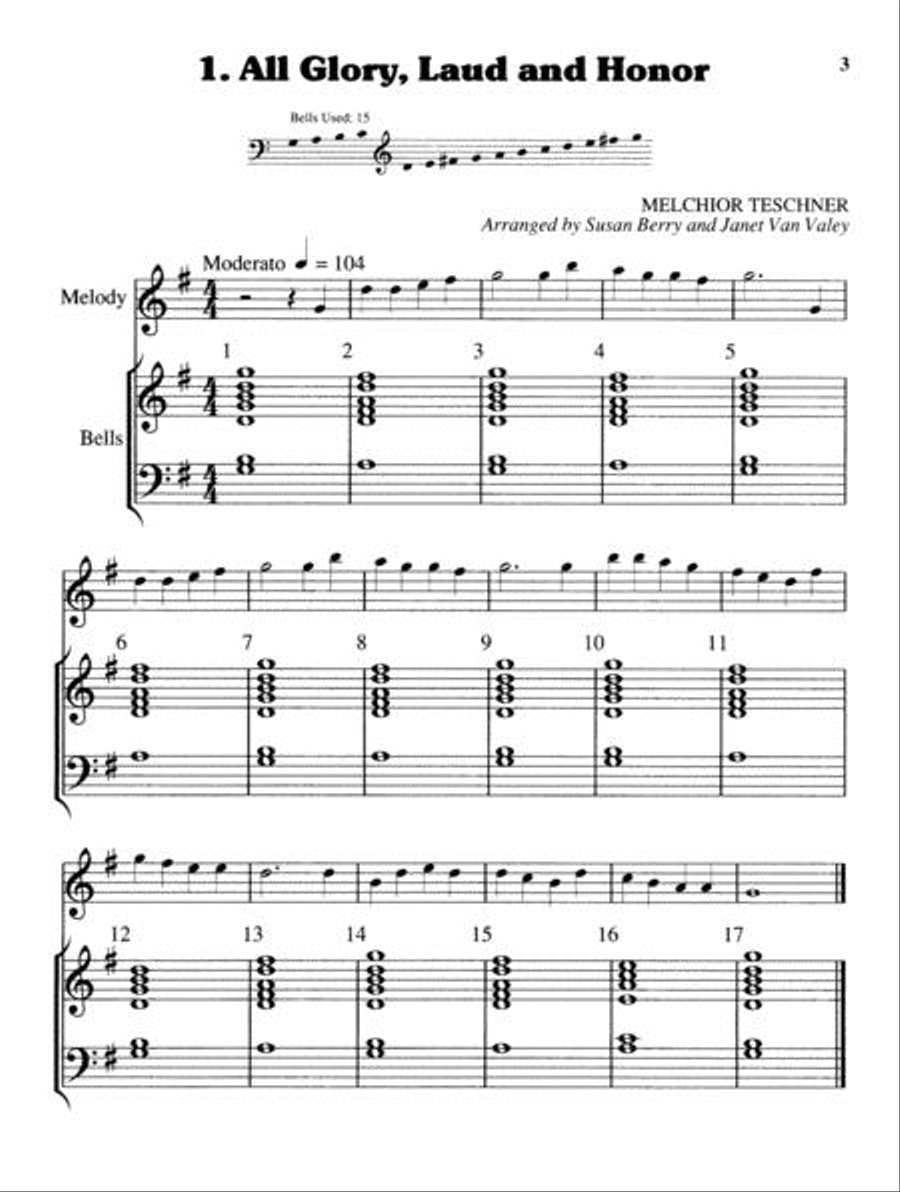 E-Z Reader Basics E-Z Reader Basics Handbell scores gallery preview page 3