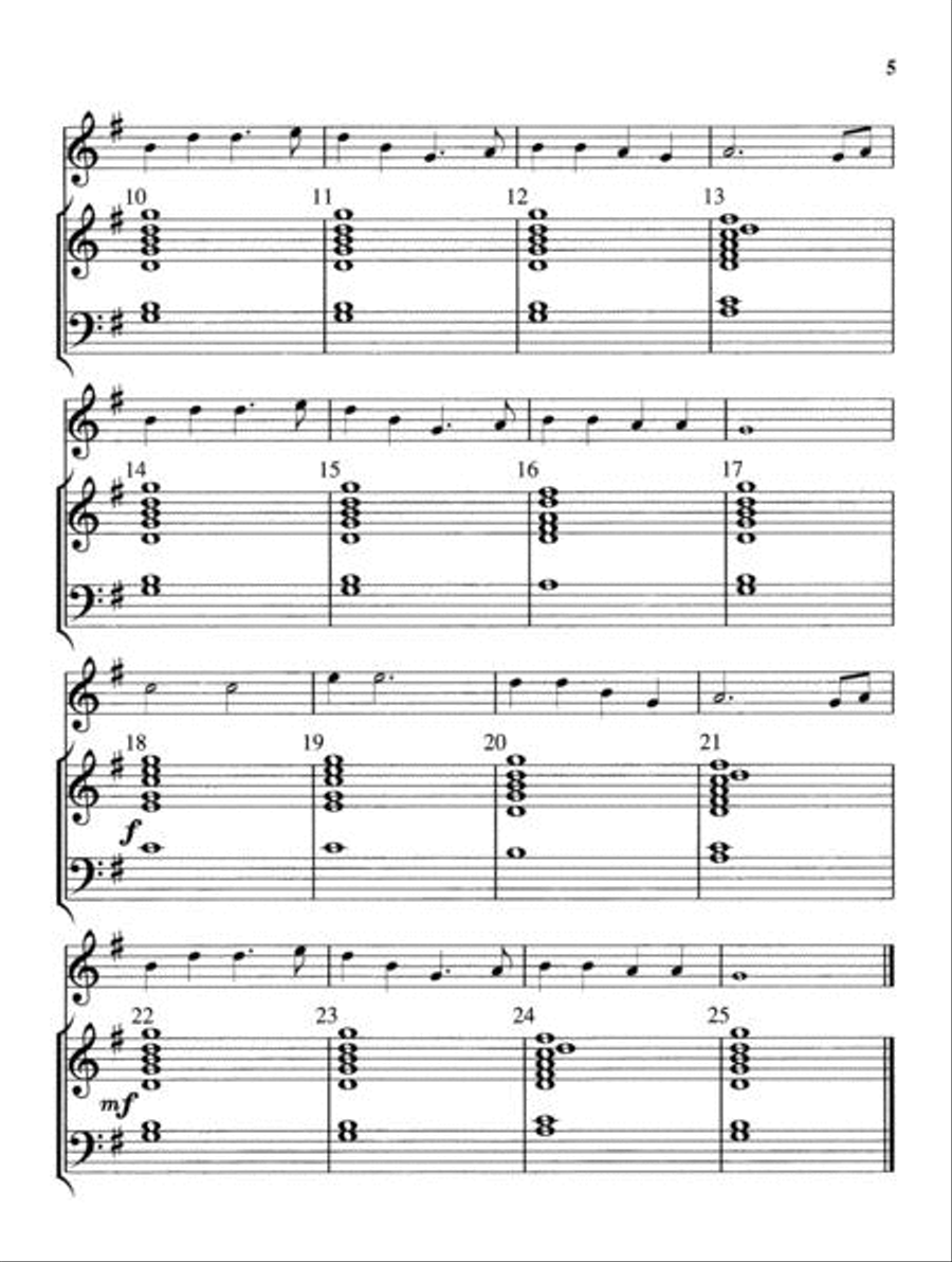 E-Z Reader Basics E-Z Reader Basics Handbell scores gallery preview page 5