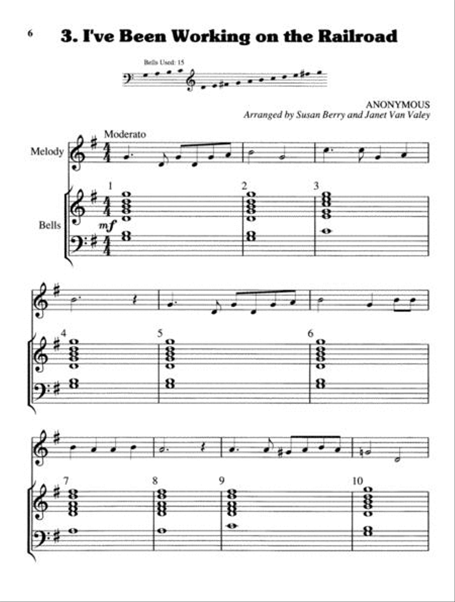 E-Z Reader Basics E-Z Reader Basics Handbell scores gallery preview page 6