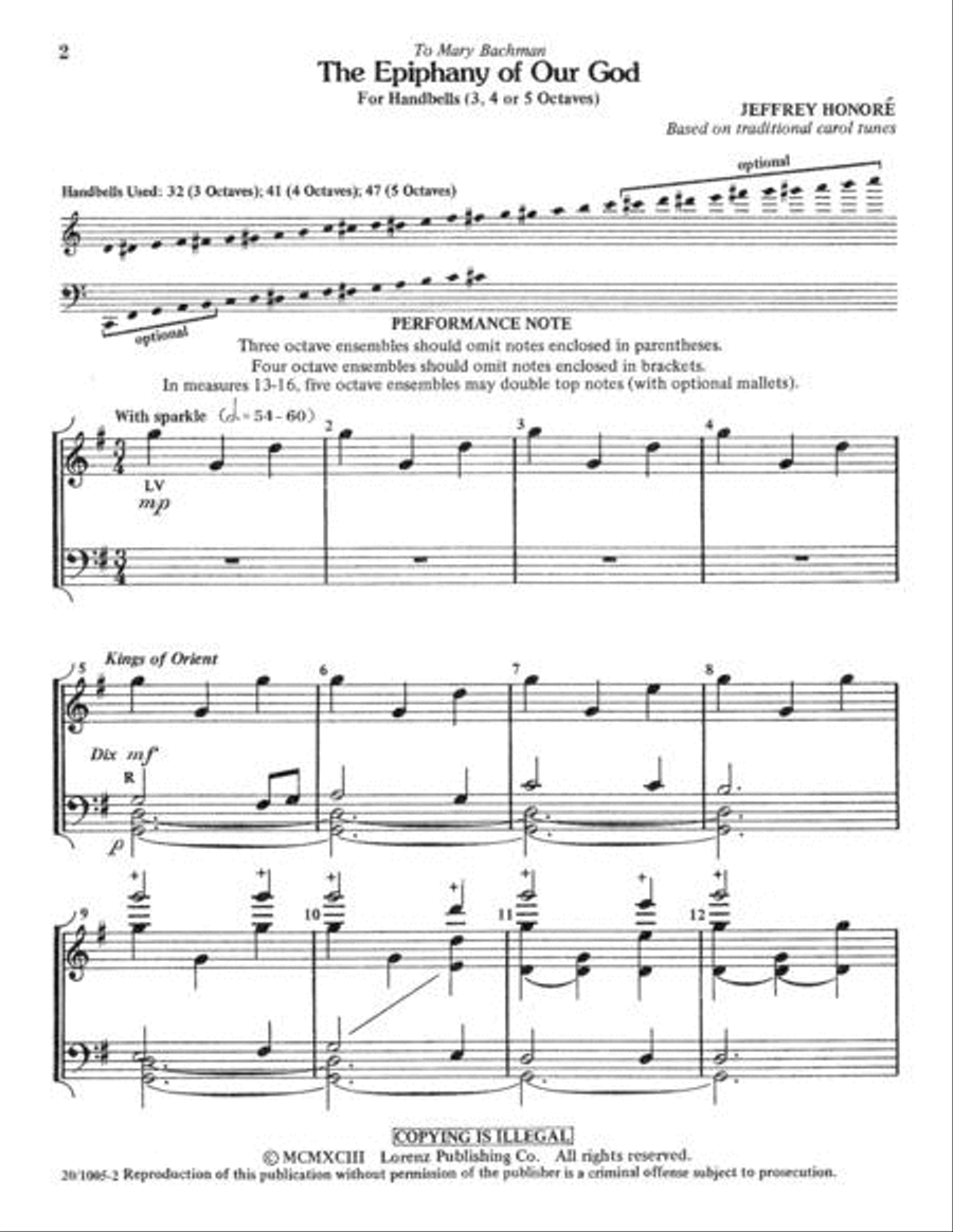 The Epiphany of Our God 5-Octaves scores gallery preview page 2
