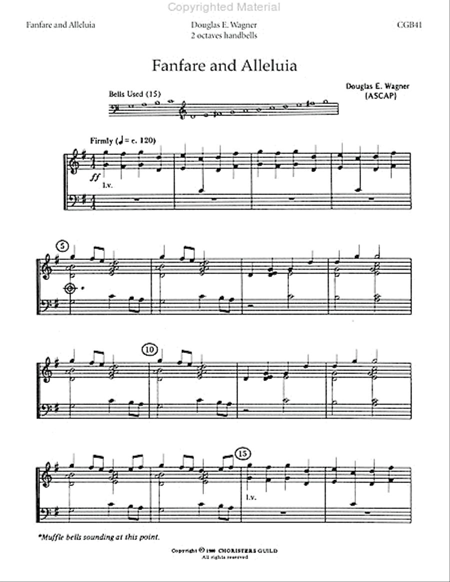 Fanfare and Alleluia 2-Octaves scores gallery preview page 2