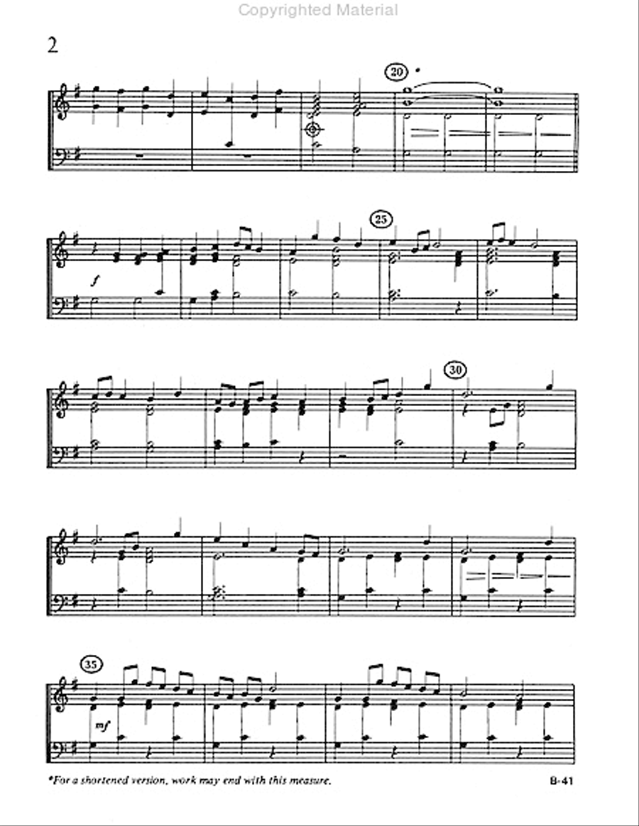 Fanfare and Alleluia 2-Octaves scores gallery preview page 3