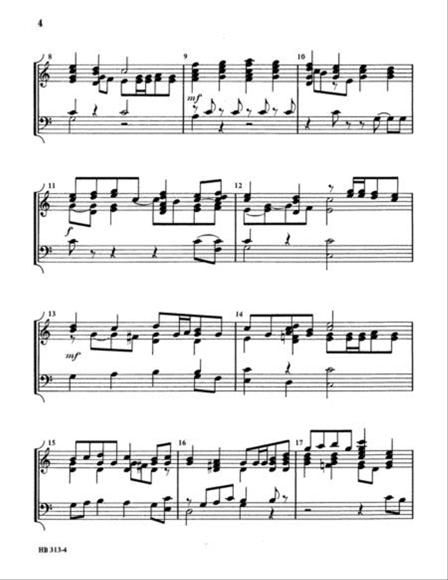 Fanfare for Easter 3-Octaves scores gallery preview page 4