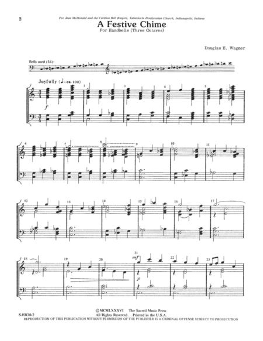 A Festive Chime 3-Octaves scores gallery preview page 2