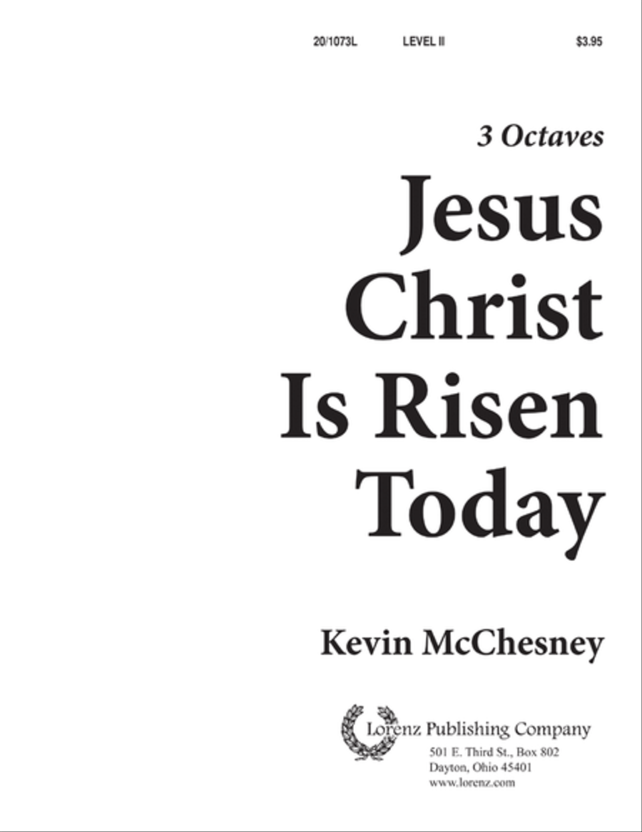 Jesus Christ Is Risen Today! 5-Octaves scores gallery preview page 1