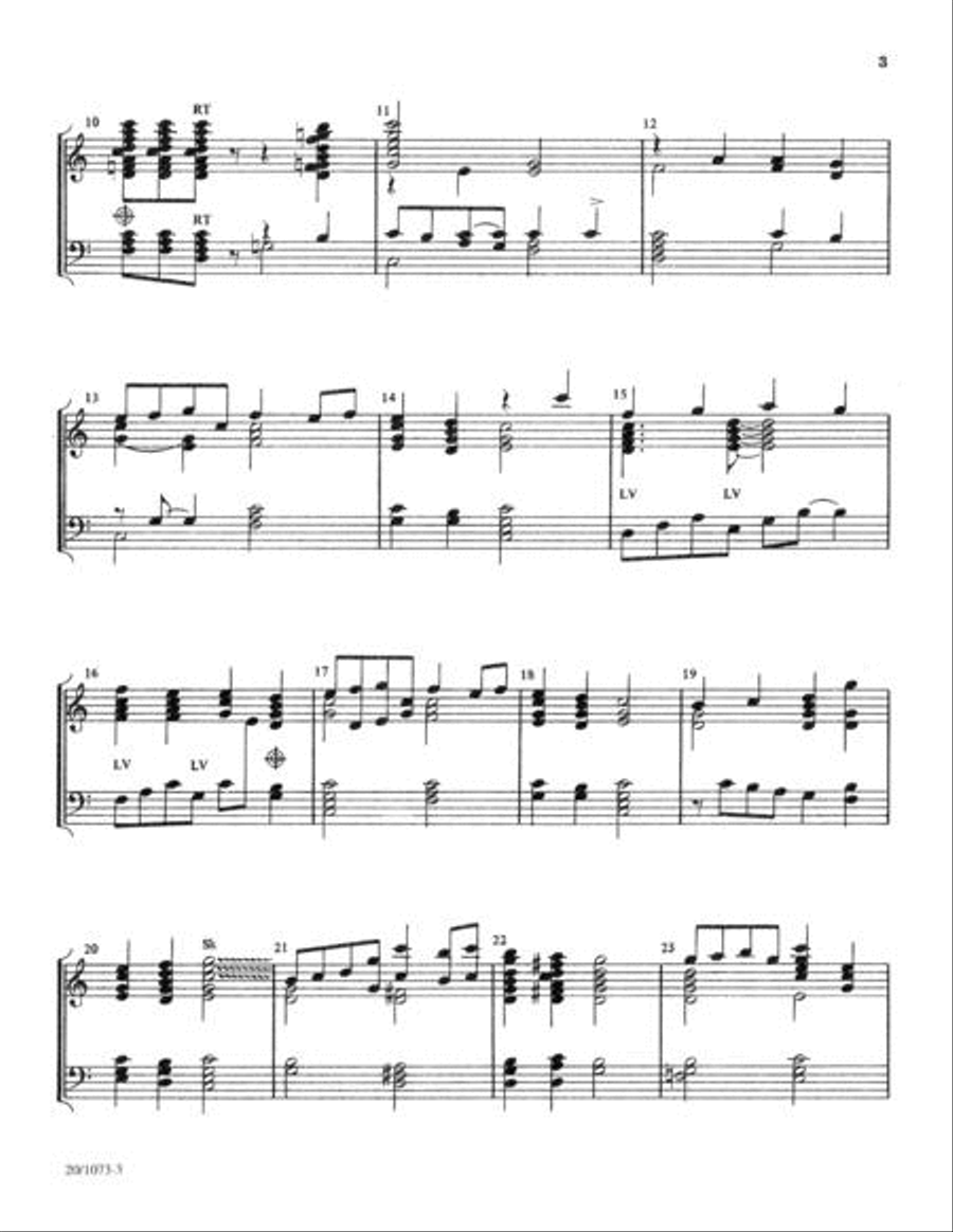 Jesus Christ Is Risen Today! 5-Octaves scores gallery preview page 3