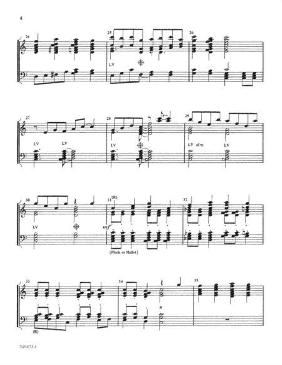 Jesus Christ Is Risen Today! 5-Octaves scores gallery preview page 4