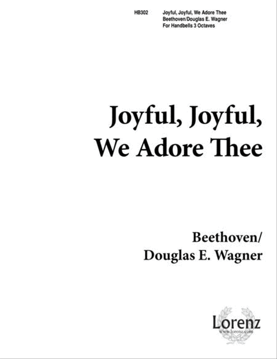 Joyful, Joyful, We Adore Thee 3-Octaves scores gallery preview page 1