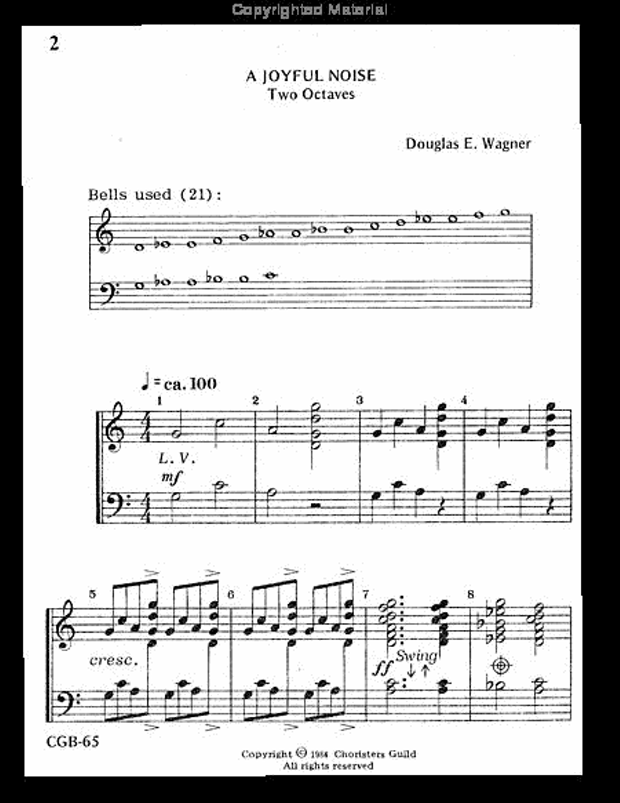A Joyful Noise 2-Octaves scores gallery preview page 2