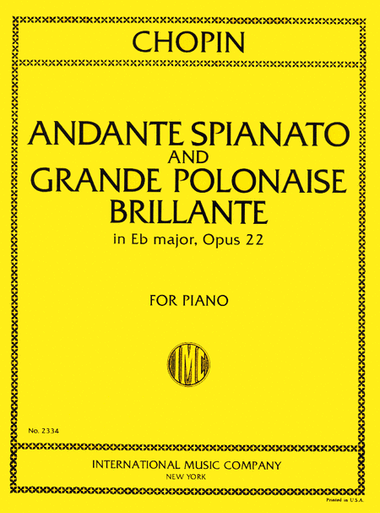 Andante Spianato In G Major And Grande Polonaise Brilliante In E Flat Major, Opus 22