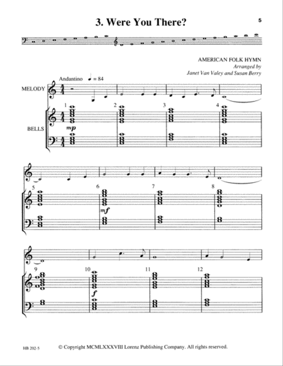 Learning to Ring Standard Hymns 3-Octaves scores gallery preview page 2