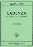 Cadenzas For Brahms'S Violin Concerto