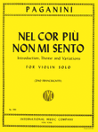 Nel Cor Piu Non Mi Sento