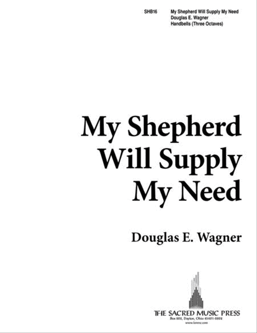 My Shepherd Will Supply My Need 3-Octaves scores gallery preview page 1
