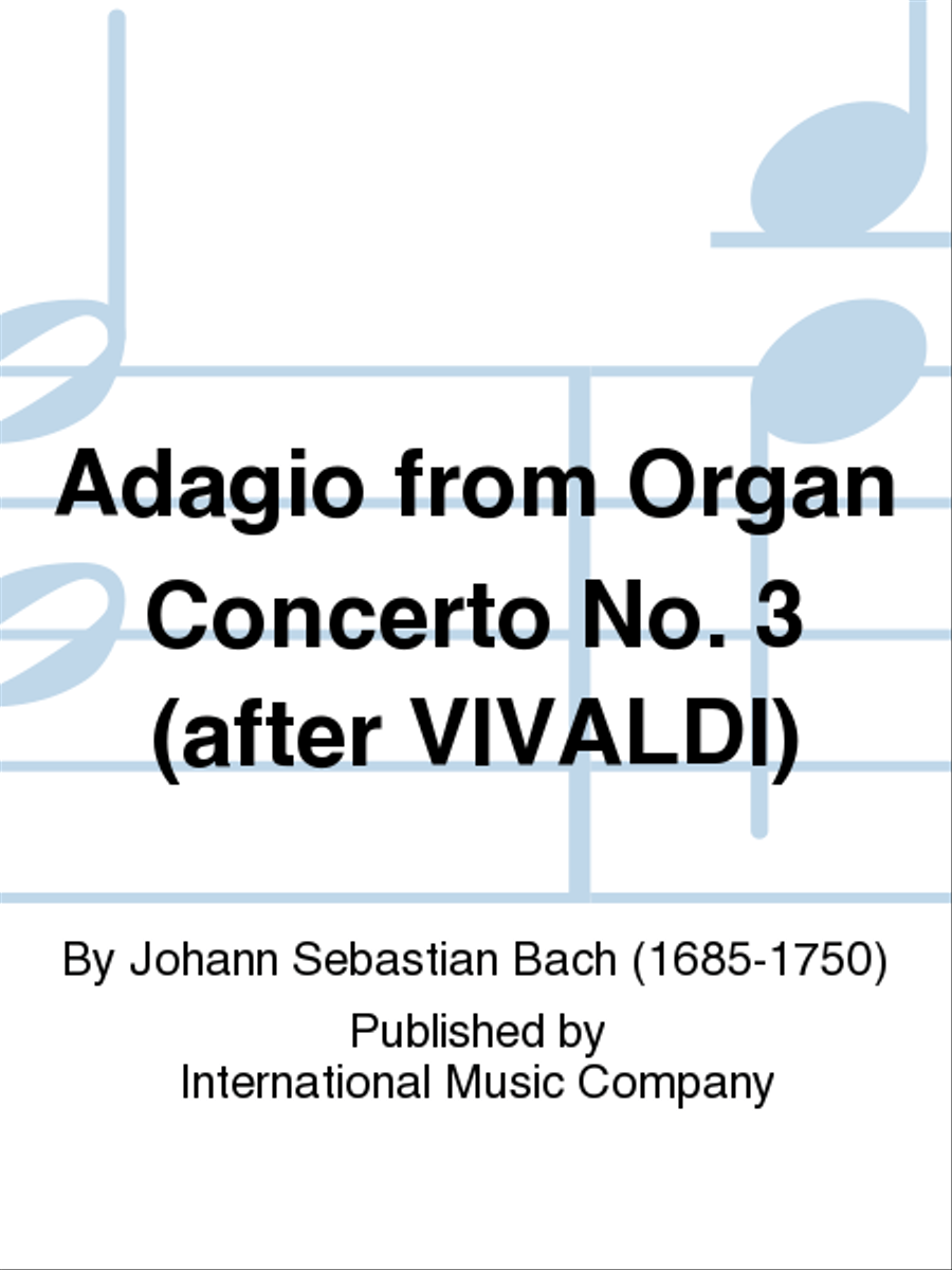 Adagio From Organ Concerto No. 3 (Clar. In A) (After Vivaldi) Clarinet scores gallery preview page 1