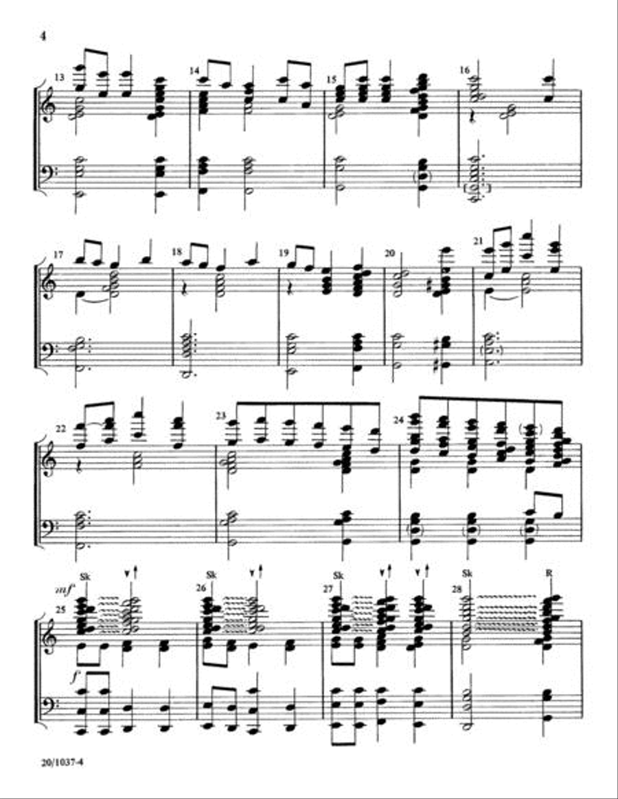 O For a Thousand Tongues to Sing 5-Octaves scores gallery preview page 4