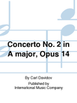 Concerto No. 2 In A Major, Opus 14