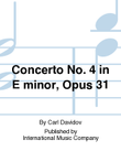 Concerto No. 4 In E Minor, Opus 31