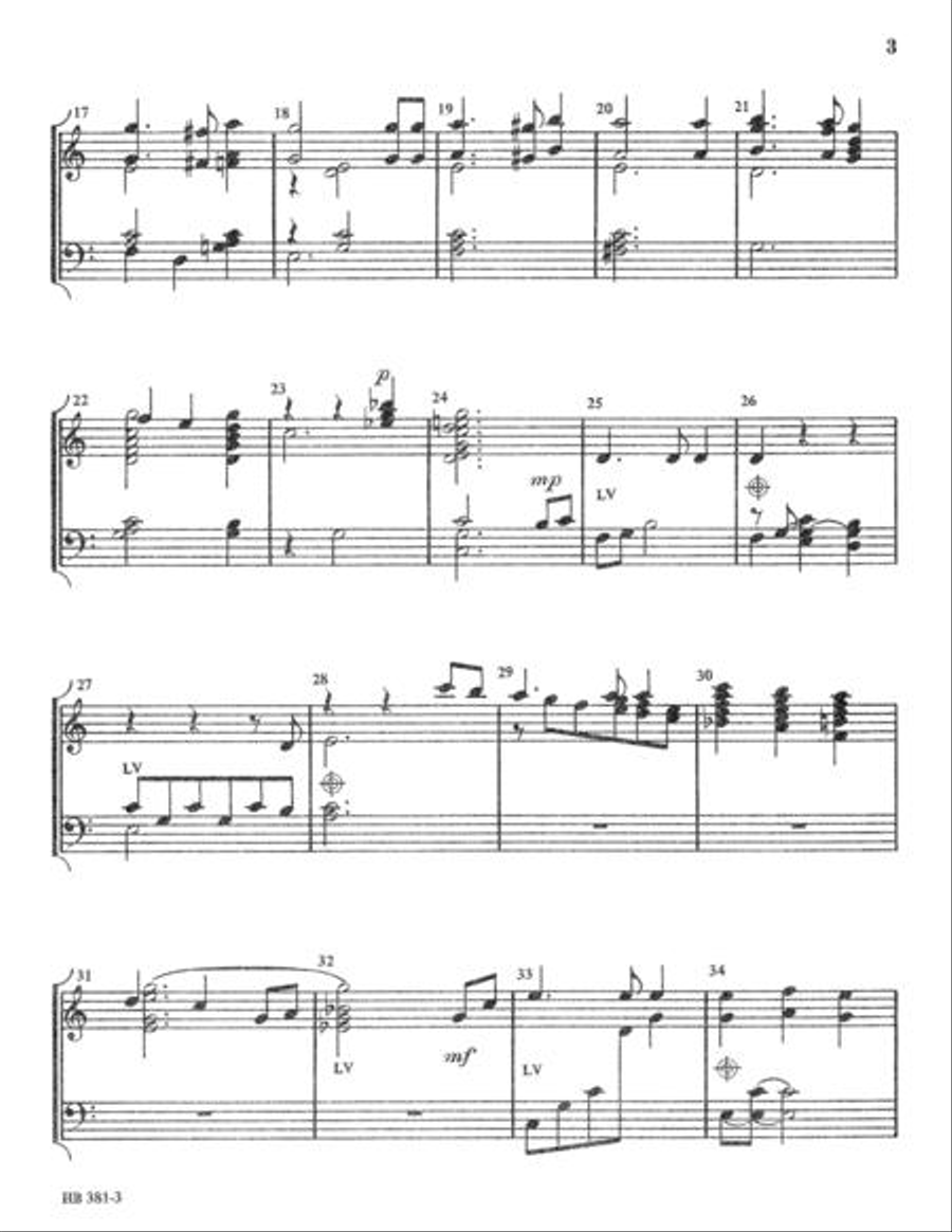 The Old Rugged Cross 3-Octaves scores gallery preview page 3