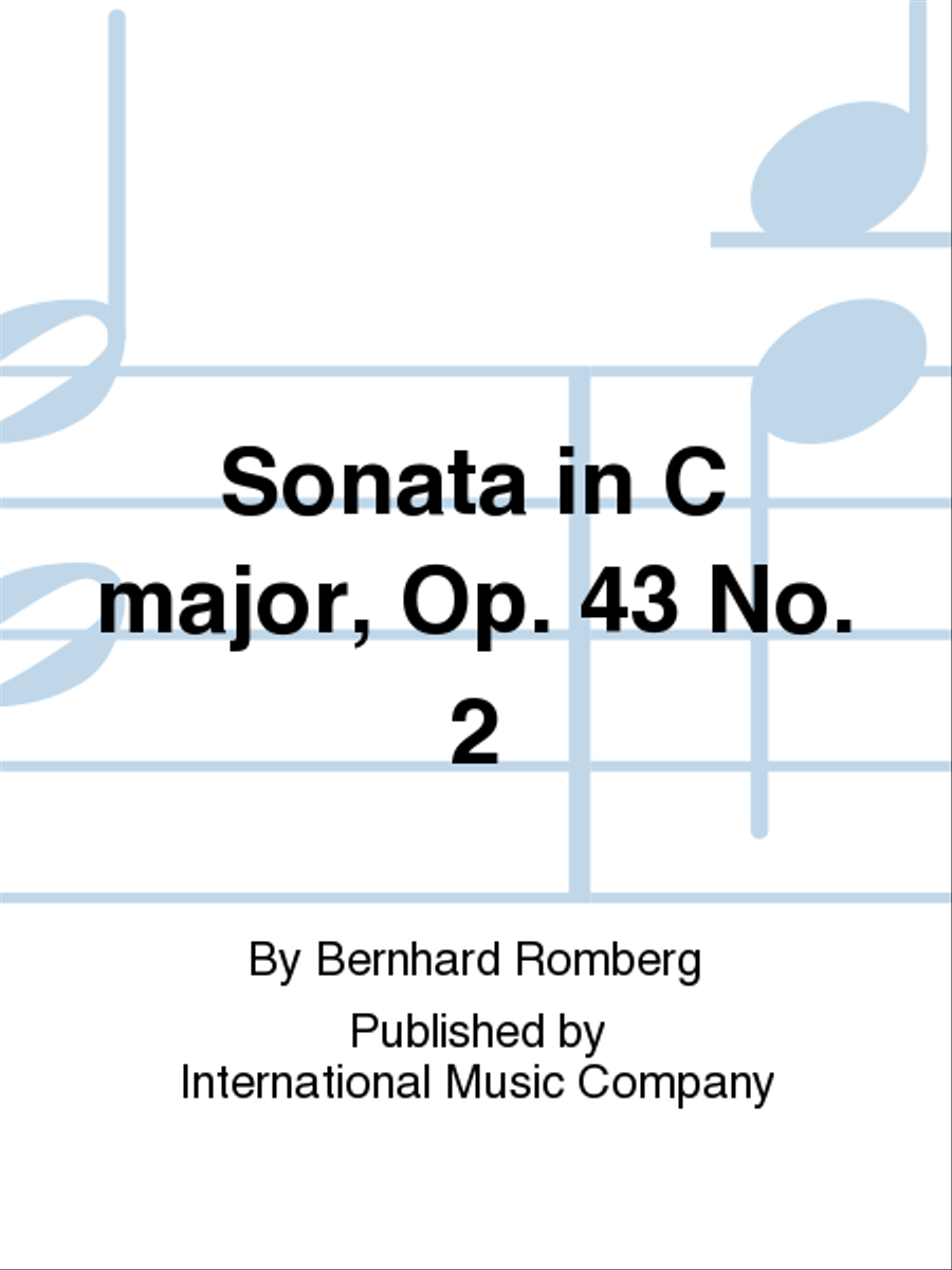 Sonata in C major, Op. 43 No. 2 Piano Accompaniment scores gallery preview page 1