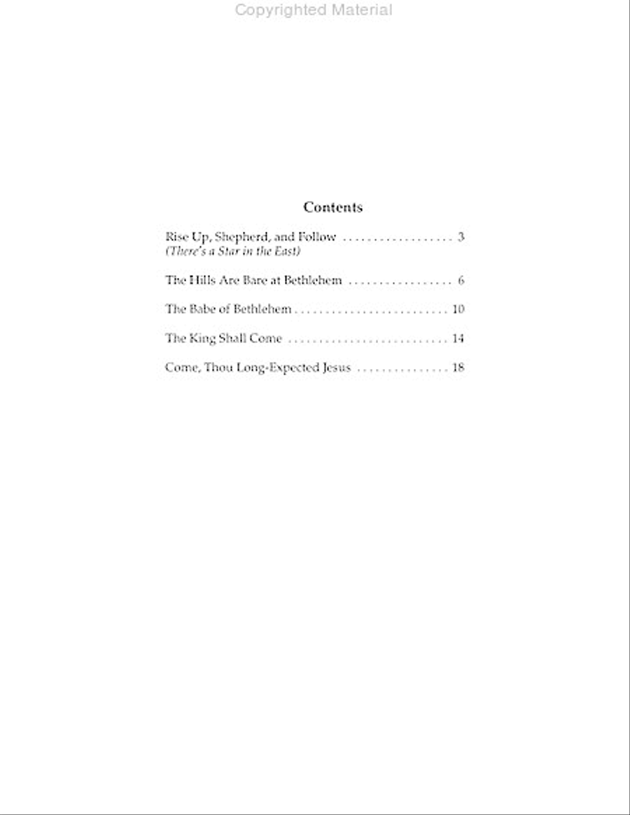 Rise Up, Shepherd, and Follow 3-Octaves scores gallery preview page 2