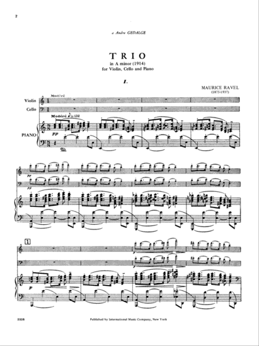 Trio In A Minor Trio In A Minor Piano Trio scores gallery preview page 2