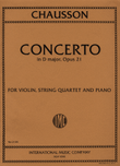 Concerto In D Major, Opus 21 For Violin, Piano & String Quartet
