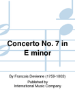 Concerto No. 7 In E Minor