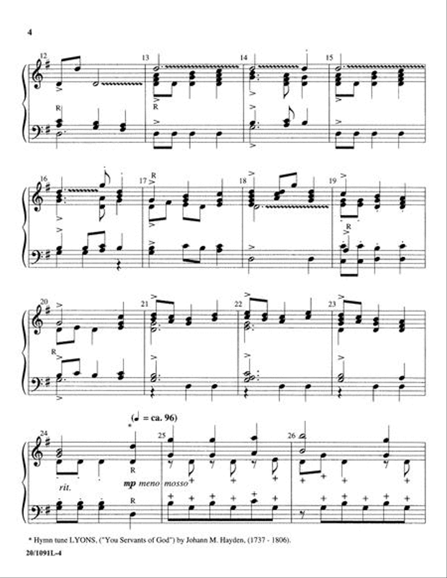 Songs of Thanks and Praise