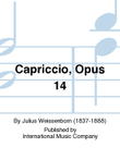 Capriccio, Opus 14