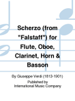 Scherzo (From Falstaff) For Flute, Oboe, Clarinet, Horn & Basson