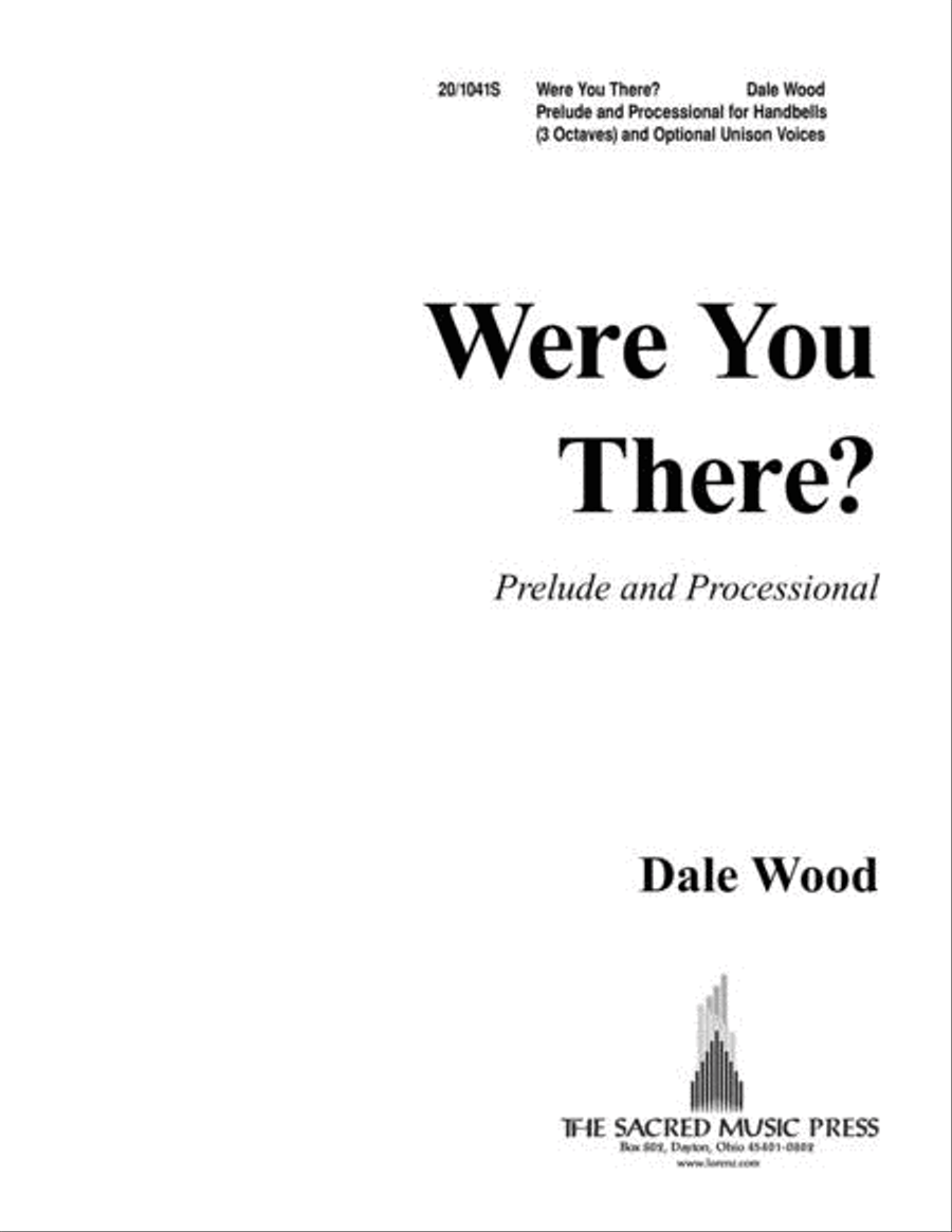 Were You There? 3-Octaves scores gallery preview page 1