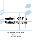 Anthem Of The United Nations