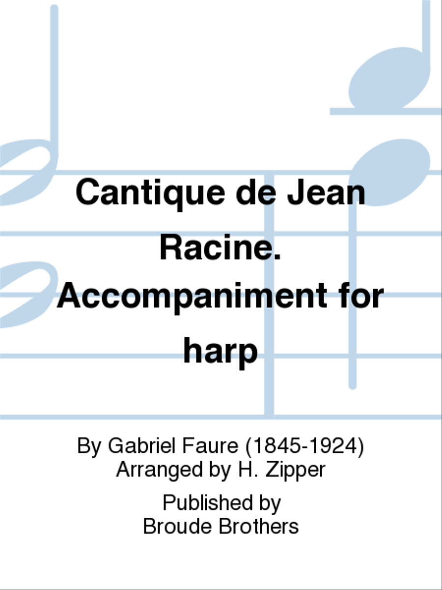 Cantique de Jean Racine, Op. 11 scores gallery preview page 1