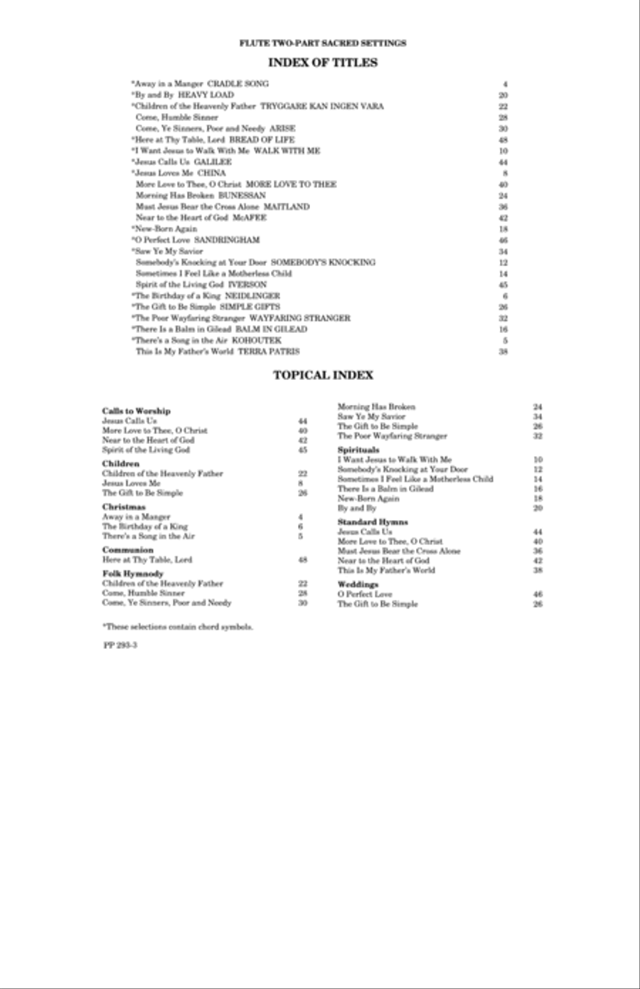 2-part Sacred Settings for Flute Flute scores gallery preview page 2
