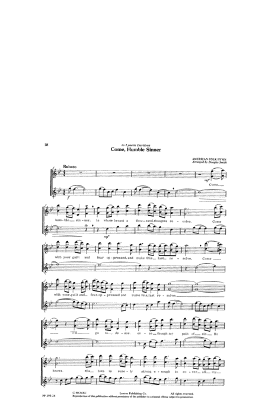 2-part Sacred Settings for Flute Flute scores gallery preview page 14