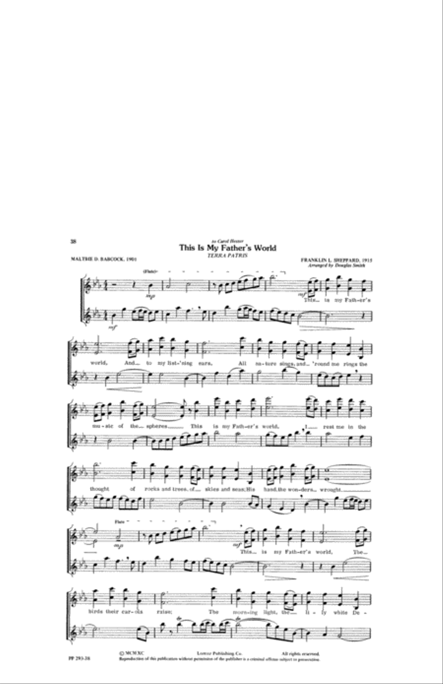 2-part Sacred Settings for Flute Flute scores gallery preview page 19