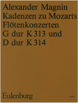 Cadenzas for Mozart's flute concertos G major KV 313 and D major KV 314 mini preview