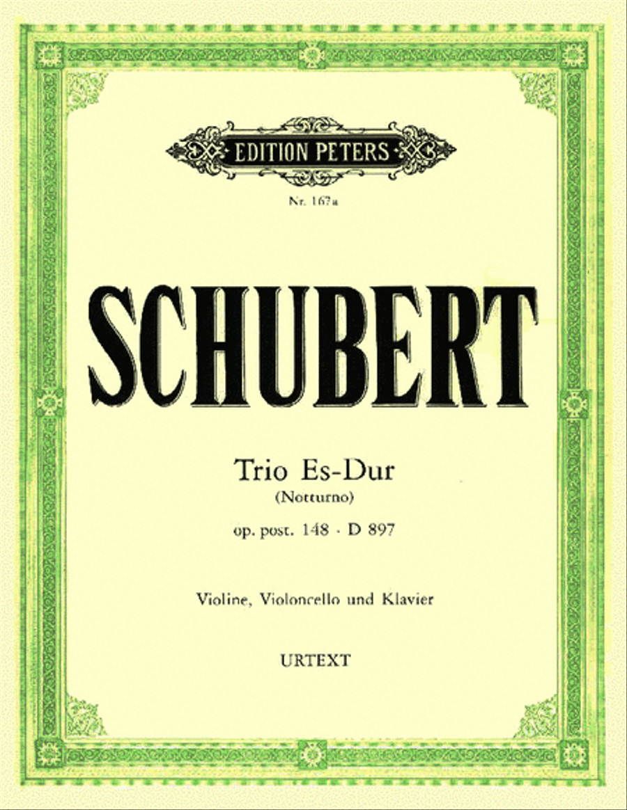 Piano Trio (Notturno) in E flat Op. posth. 148 (D897) scores gallery preview page 1