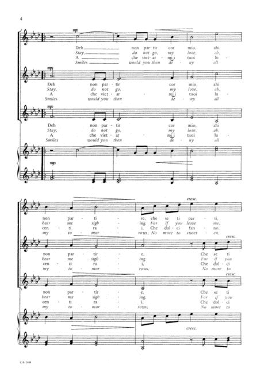 Ah, Must We Part SSA scores gallery preview page 4