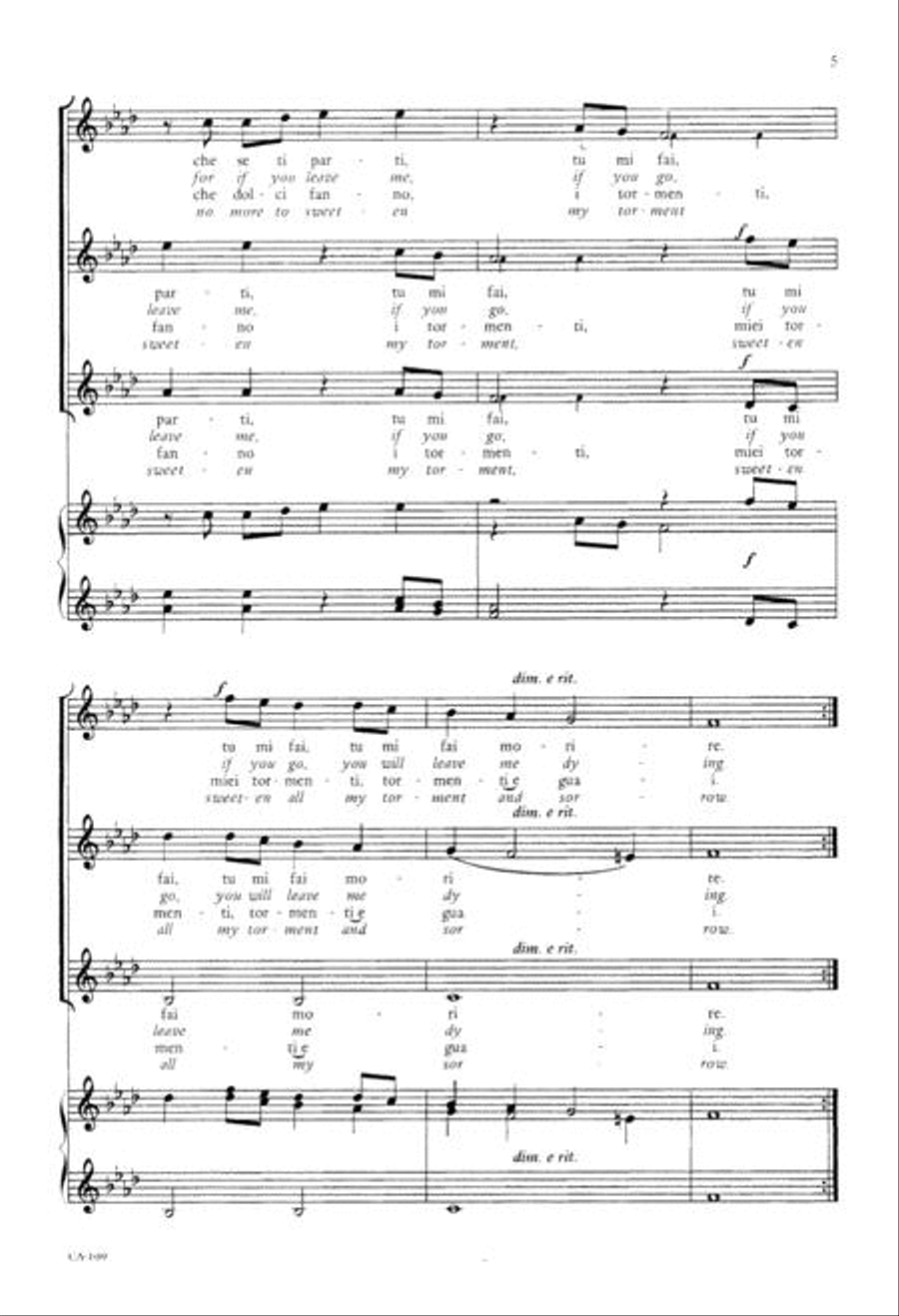 Ah, Must We Part SSA scores gallery preview page 5