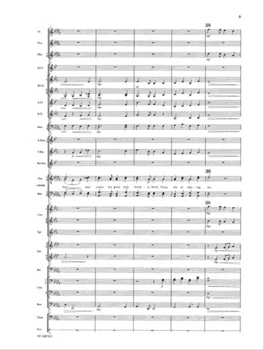 America the Beautiful - Band Concert Band scores gallery preview page 5