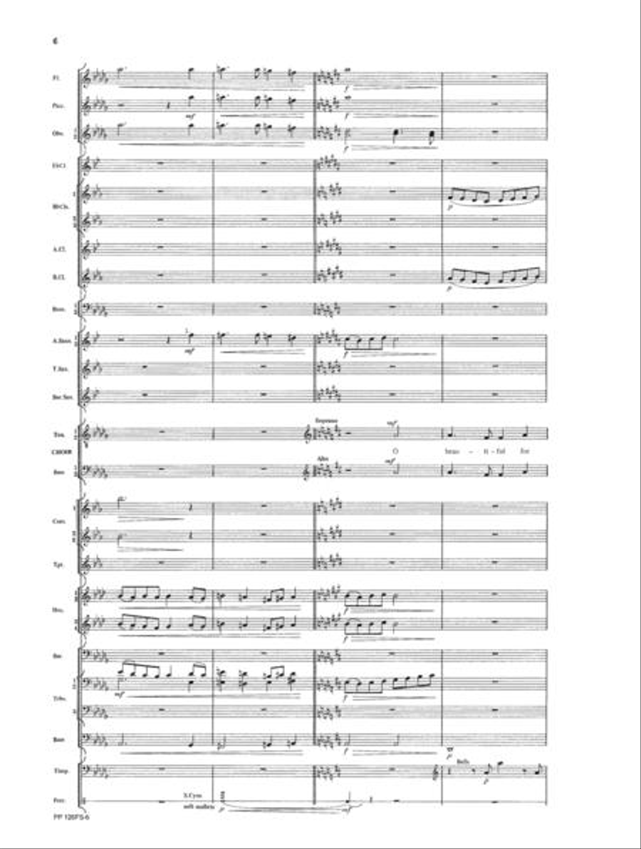 America the Beautiful - Band Concert Band scores gallery preview page 6