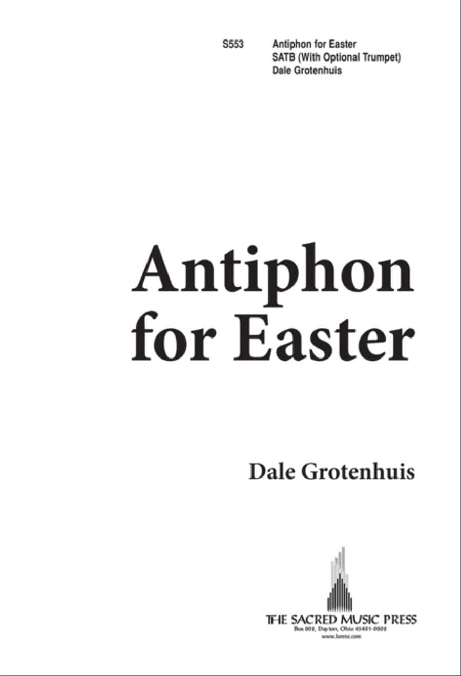 Antiphon For Easter Antiphon For Easter 4-Part scores gallery preview page 2